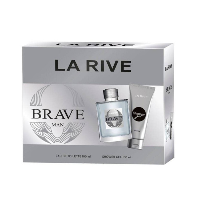 La Rive Coffret BRAVE MAN – Eau de Parfum 100ML + Shower Gel