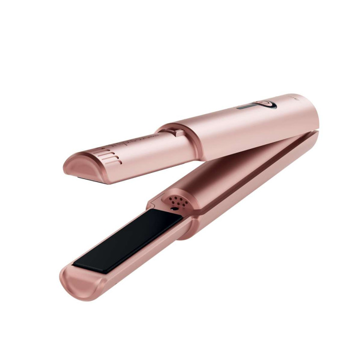 Gamma9+ Fer à Lisser Cordless X-Hybrid Gold Rose – Lisseur Sans Fil