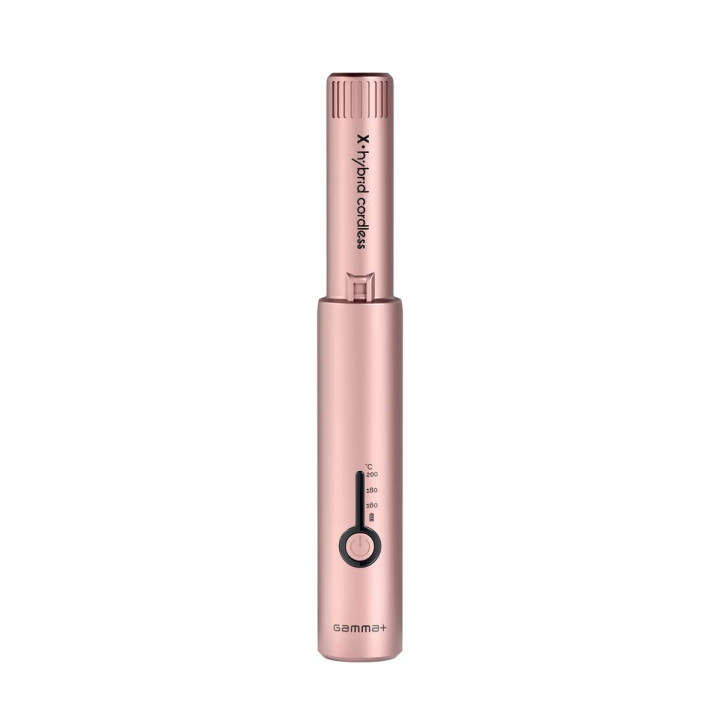 Gamma9+ Fer à Lisser Cordless X-Hybrid Gold Rose – Lisseur Sans Fil