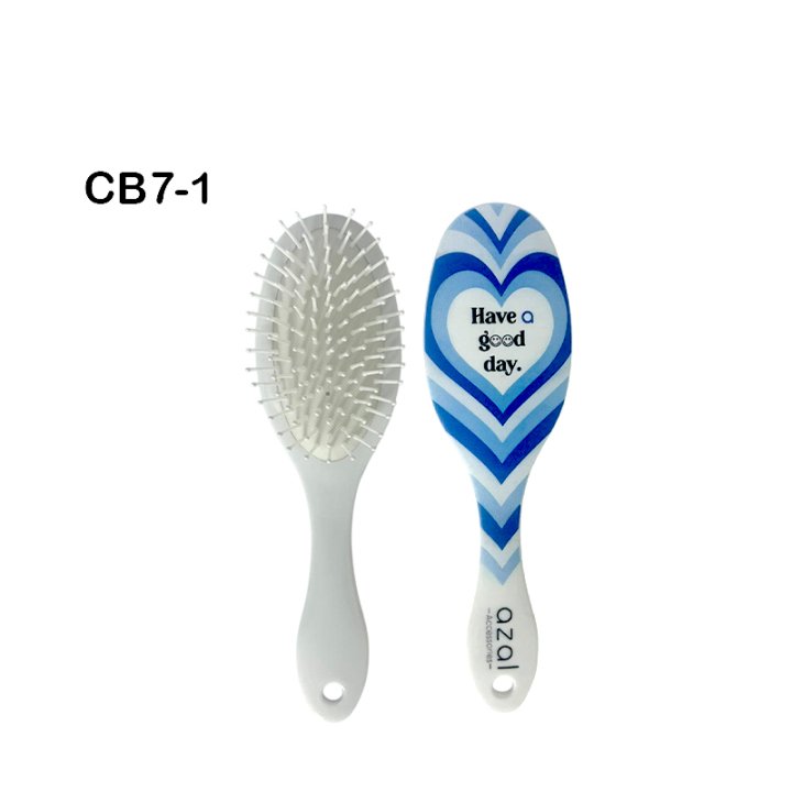 Azal Brosse Cheveux En Plastique Ovale  PM (CB7-1-X)