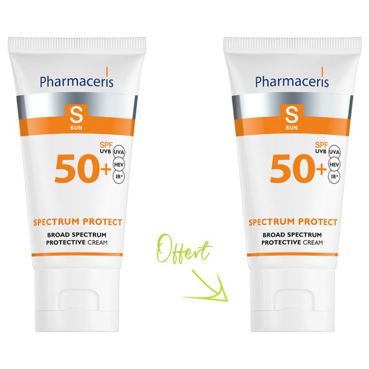 PHARMACERIS Écran Broad Spectrum SPF (1+1 GRATUIT)