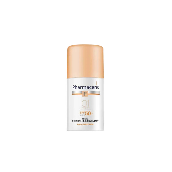 PHARMACERIS Écran Fluid Foundation SPF50+ 01