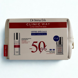 CLINIC WAY Coffret (Sérum + Contour Yeux 1+2 + Trousse)