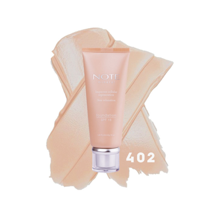 Fond de teint minéral Note Liquid Mineral 401 naturel
