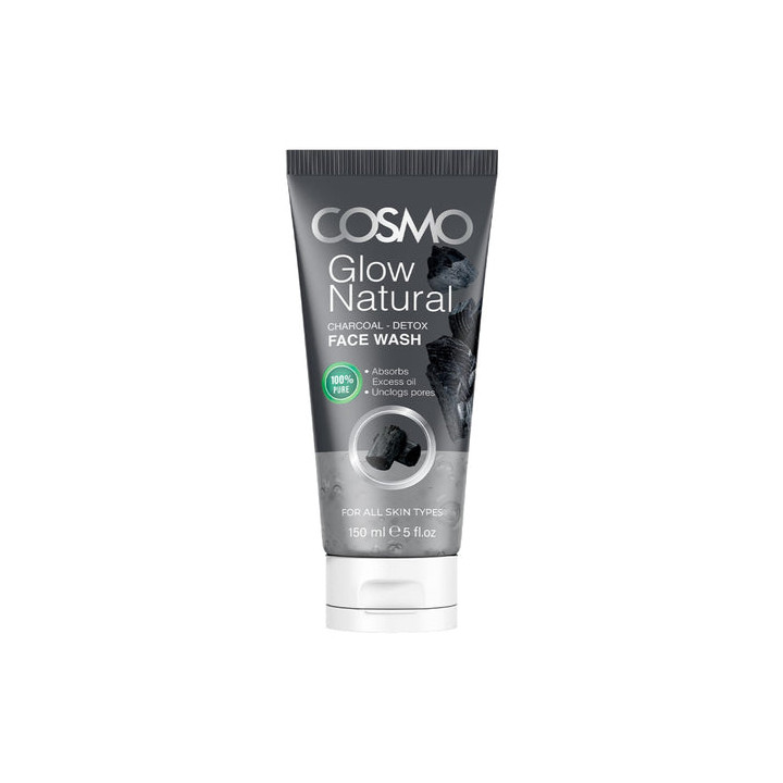 COSMO Masque Visage Glow Natural Charcoal Detox 150ML