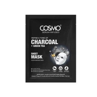 COSMO Sheet Mask Charcoal & Green Tea