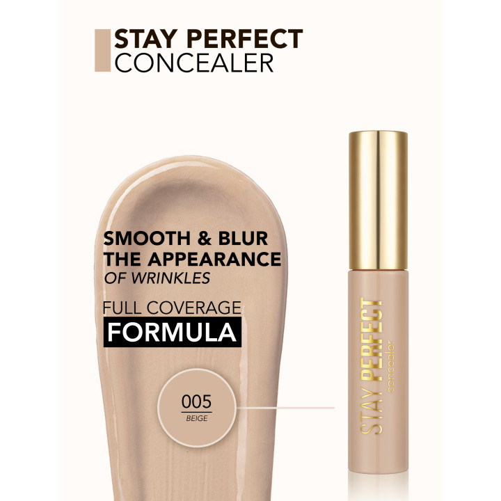 Anticernes Flormar Stay Perfect longue tenue naturel