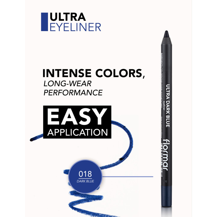 Crayon eyeliner Flormar Ultra intense facile application