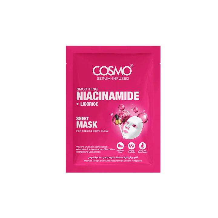 COSMO Sheet Mask Licorice et Niacinamide