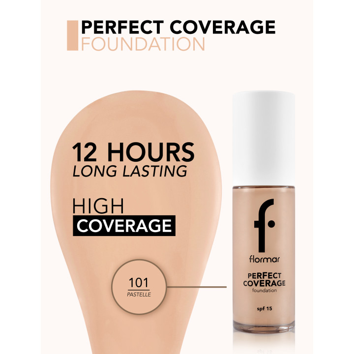 Fond de teint Flormar Perfect Coverage haute couvrance
