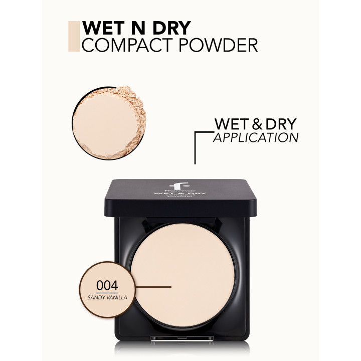 Fond de teint poudre Flormar Wet & Dry couvrance modulable