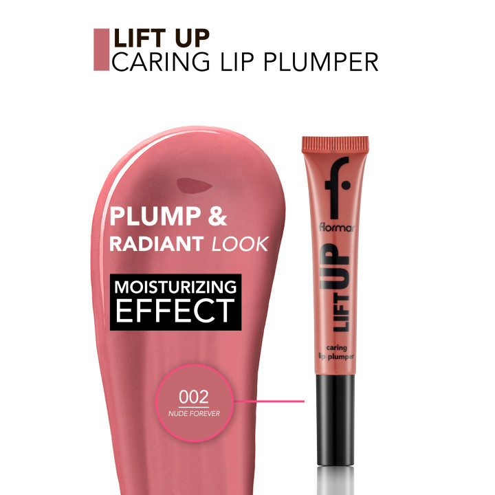 Lip plumper Flormar Nude Forever effet volume lèvres.