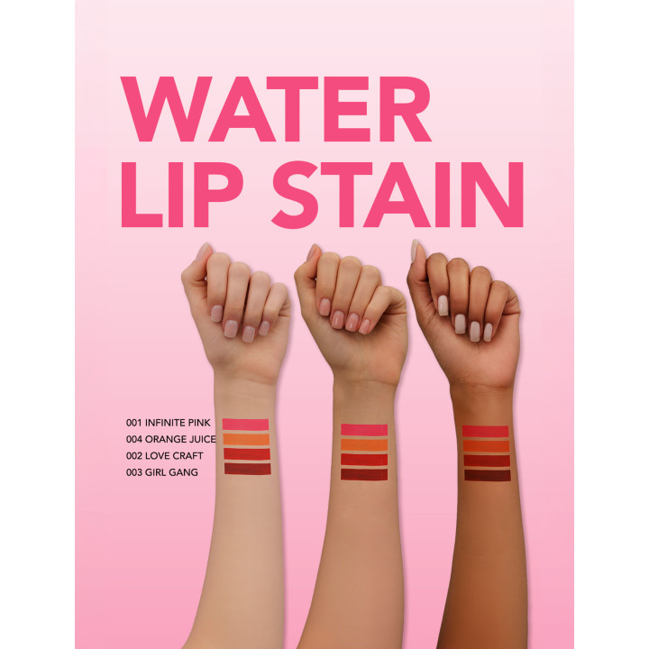 Flormar Lipgloss Water Stain effet naturel longue tenue.