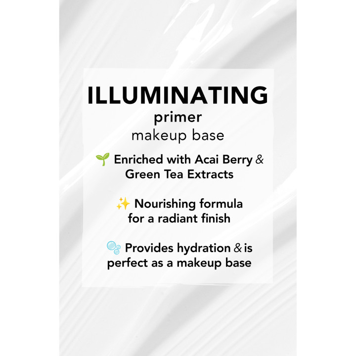 Flormar Primer Illuminating base maquillage glow.