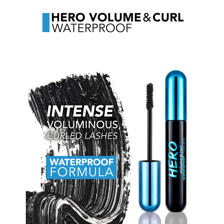 FLORMAR MASCARA HERO VOLUME AND CURL W.P