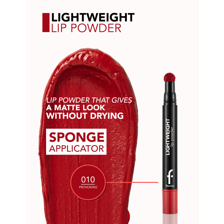 FLORMAR LIPSTICK STYLO LIGHT WEIGHT POWDER 10