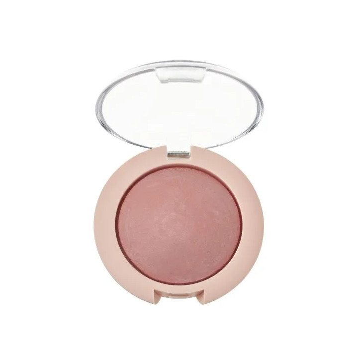 Golden Rose Blusher Face Baked Nude Look