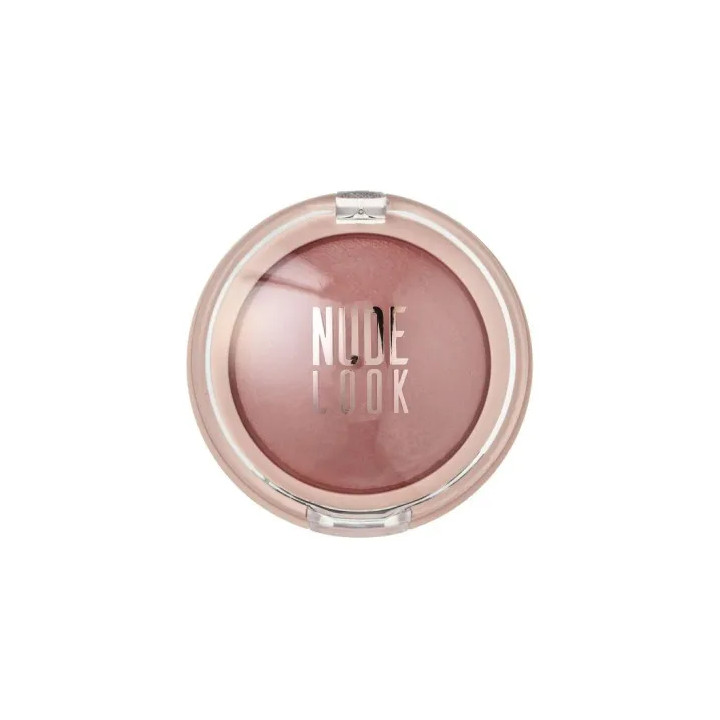 Golden Rose Blusher Face Baked Nude Look