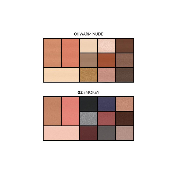 Golden Rose palette yeux Warm Nude City Style.