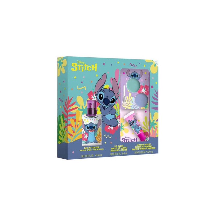 AIRVAL Coffret Stitch EDT 30ML + Lipgloss + Eye Shadow