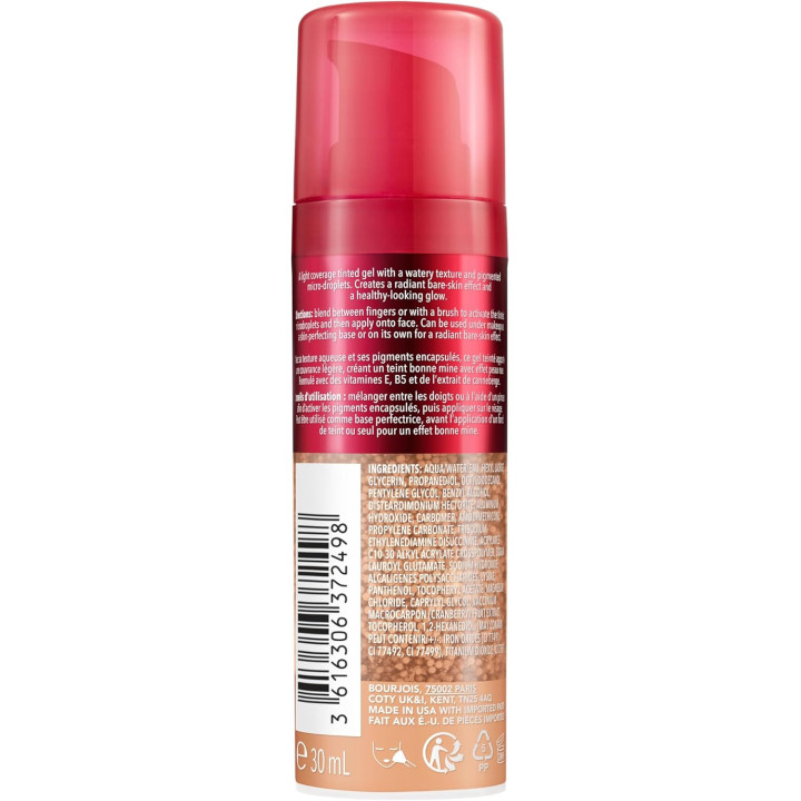 BOURJOIS FDT Liquid Healthy Mix Glow Tint Essence 003