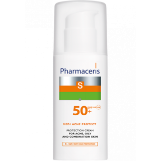 PHARMACERIS Écran Sun Peaux Grasses et Mixtes SPF50+