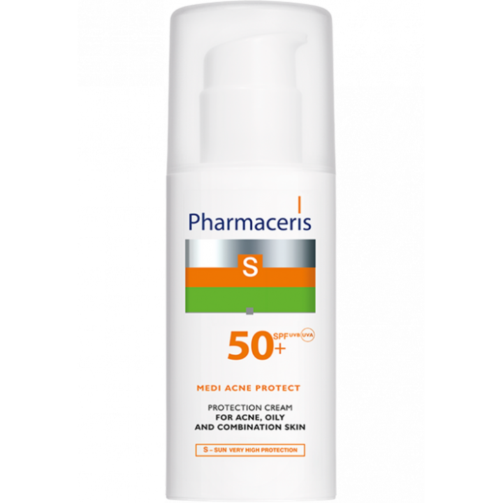 PHARMACERIS Écran Sun Peaux Grasses et Mixtes SPF50+