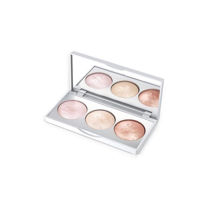 Golden Rose palette highlighter strobing glow.