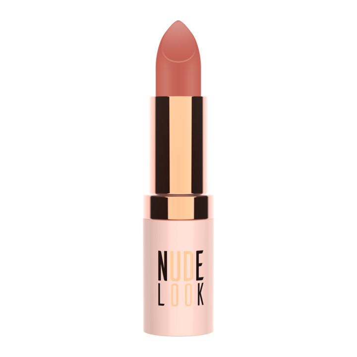 Golden Rose Lipstick Perfect Matte Nude Look.