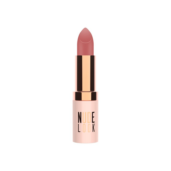 Golden Rose Lipstick Perfect Matte Nude Look.
