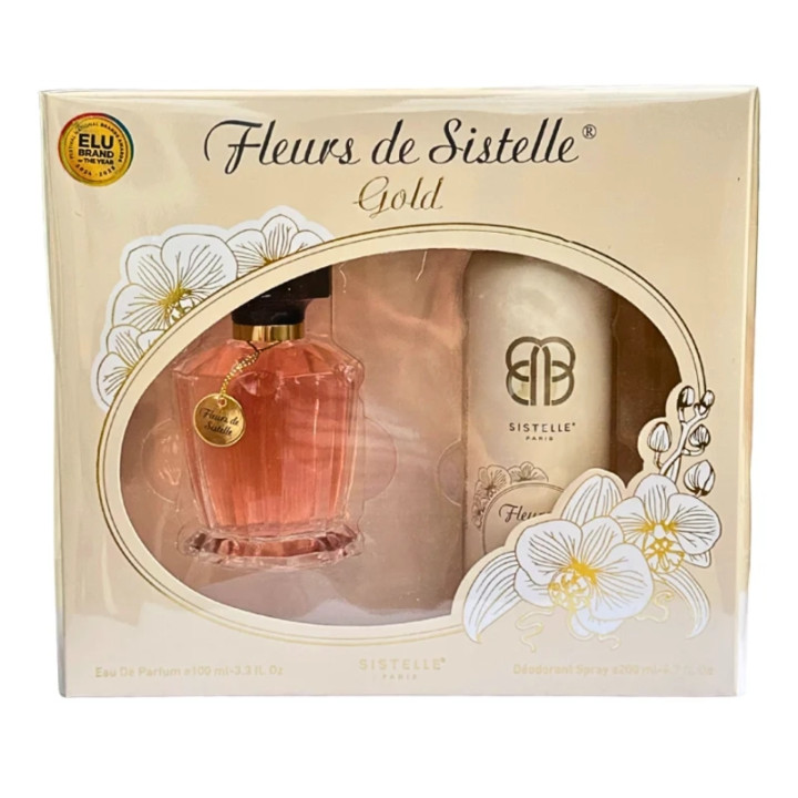 coffret Fleur de Sistelle Gold (EDP100ML+DEO200ML)