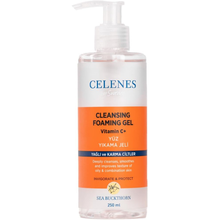 CELENES SEA BUCKTHORN GEL NETTOYANT OILY/COMBINATION SKIN 250 ML