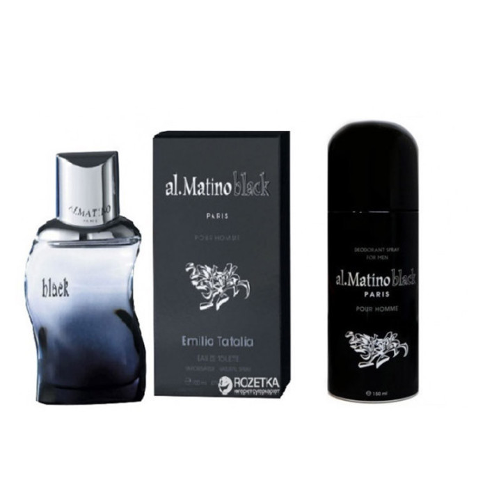 Coffret Homme AL.MATINO BLACK (EDT100ML+DEO150ML)