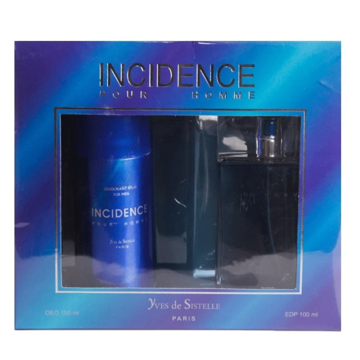Coffret Homme INCIDENCE (EDT100ML+DEO150ML)