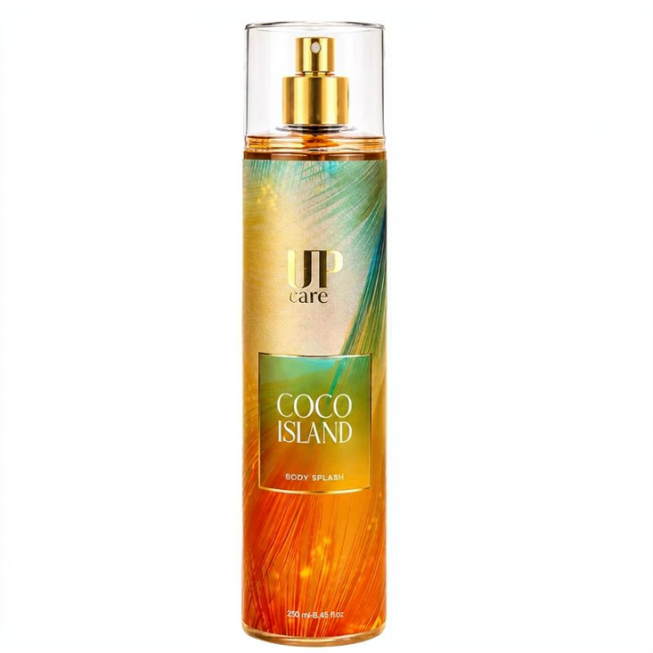 UP Body Mist Coco Island 250ml | Brume Parfumée Coco Tropicale