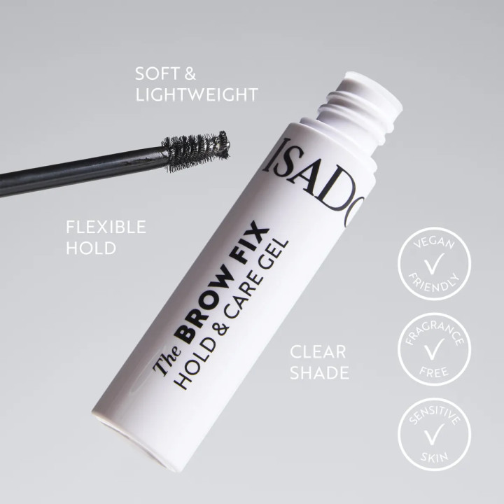 ISADORA Eyebrow Mascara The Brow Fix Hold & Care – Gel Fixateur Sourcils Longue Tenue