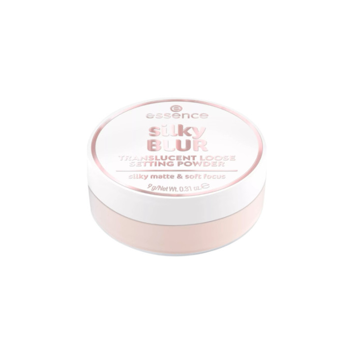 ESSENCE Loose Powder Silky Blur – Poudre Libre Fixatrice Effet Flouteur