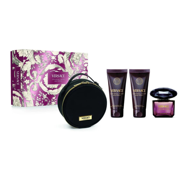 Coffret F CRYSTAL NOIR (EDP90ML+S.G100ML+B.L100ML+GIFT)
