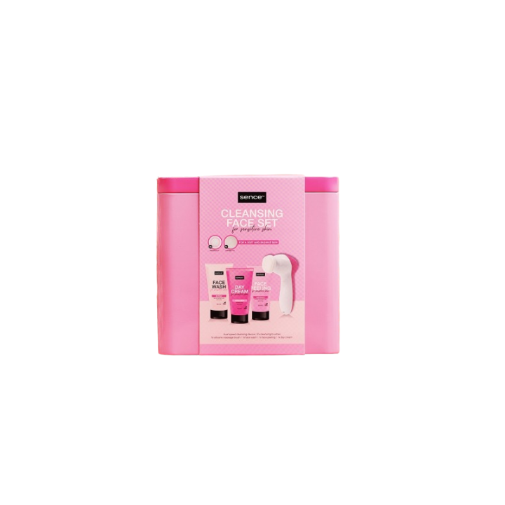 SENCE Coffret Cleansing Face Kit Care 4 pcs – Kit Complet Soin Visage