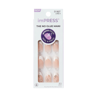 KISS F ONGLES IMPRESS OVAL FRENCH (IM63C)