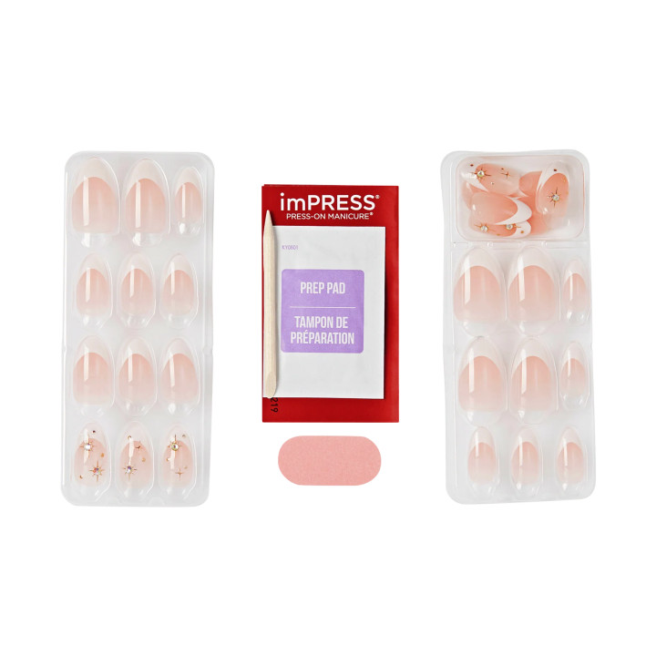 KISS Faux Ongles imPRESS Star Player IM63C – Ongles Auto-Adhésifs