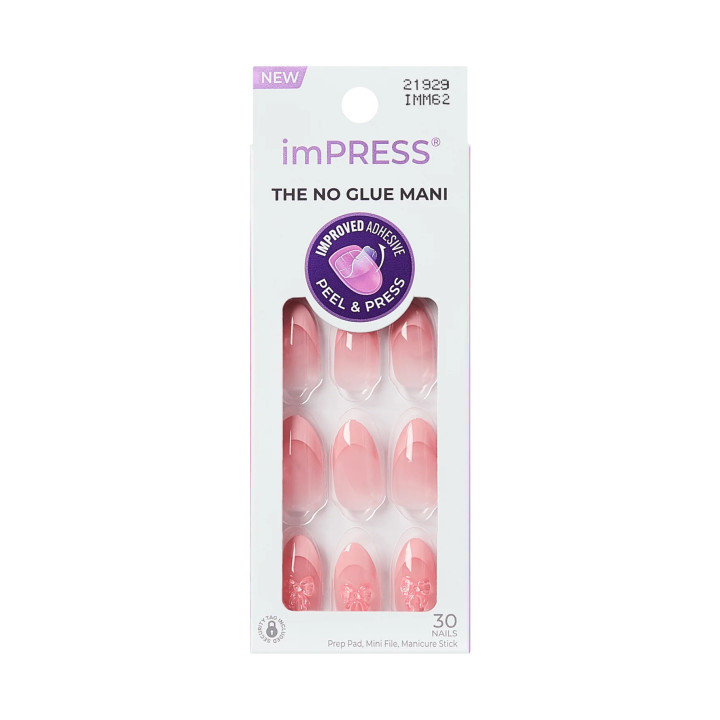 KISS Faux Ongles imPRESS Glow Muse IMM62C – Ongles Auto-Adhésifs