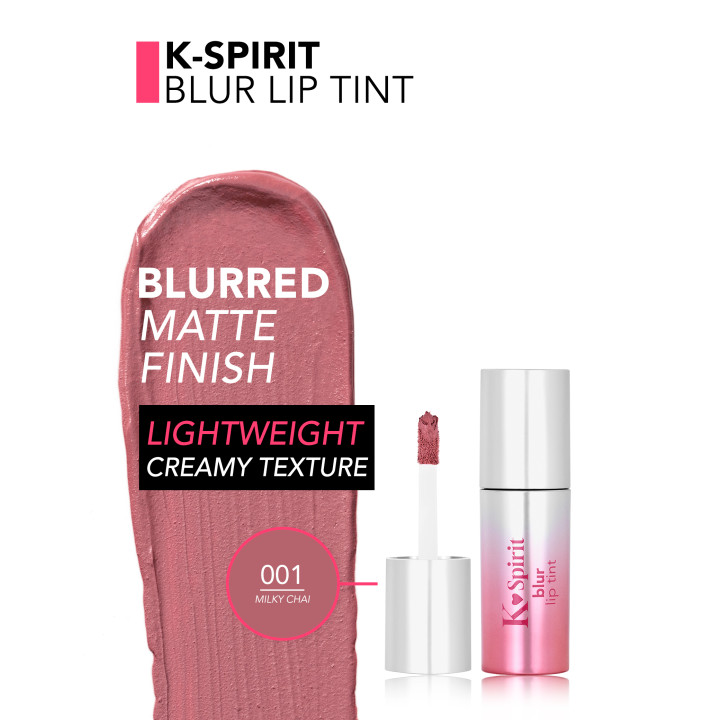 FLORMAR Lip Tint K-Spirit Blur 01 – Encre à Lèvres Longue Tenue