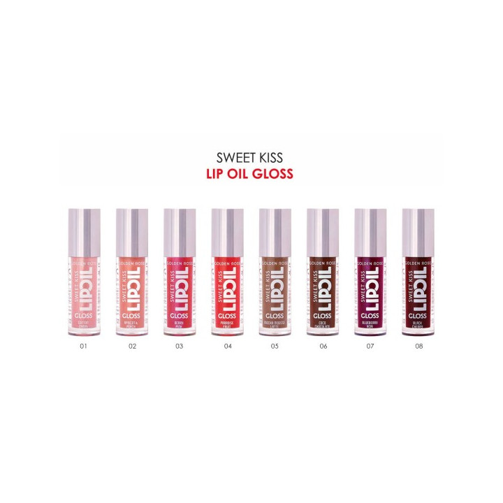GOLDEN ROSE Lip Oil Gloss Sweet Kiss – Huile Gloss Hydratante Lèvres