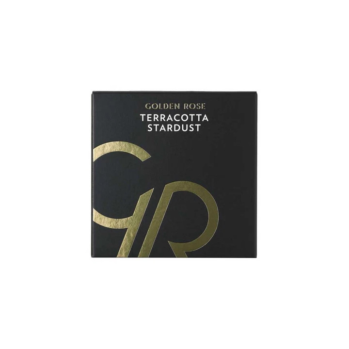 GOLDEN ROSE Terracotta Stardust – Poudre Teint Effet Bonne Mine.