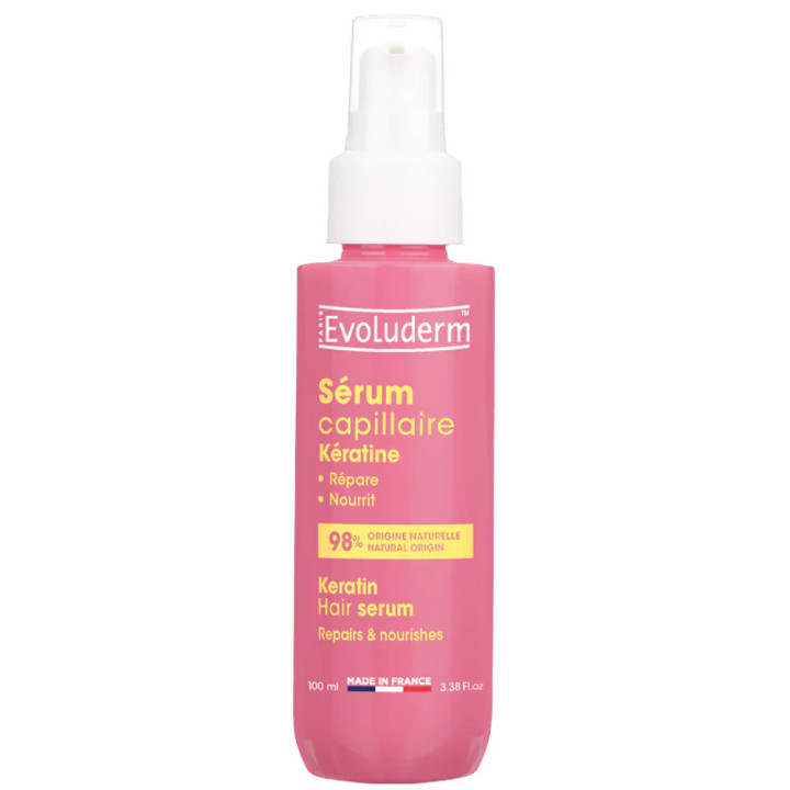 EVOLUDERM Sérum Cheveux Kératine 100 ml