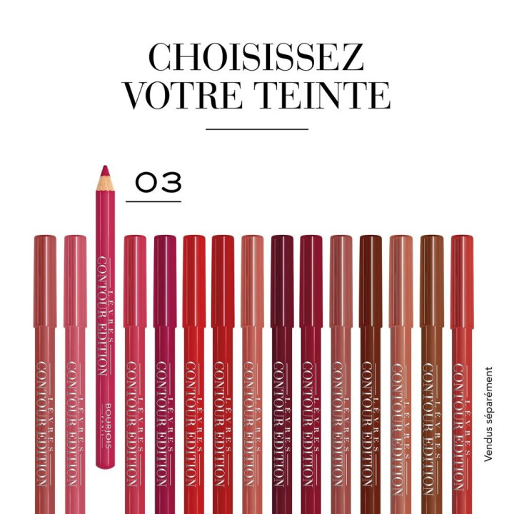 BOURJOIS LIPLINER CONTOUR EDITION -Acheter en ligne|Yousarssif Tunisie