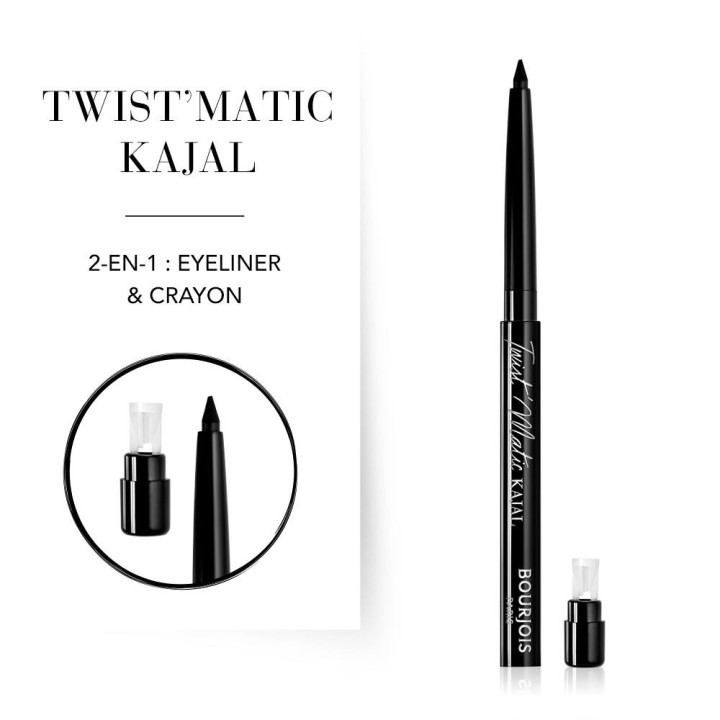 EYELINER BOURJOIS TWIST MATIC KAJAL - Acheter en ligne | Yousarssif TN