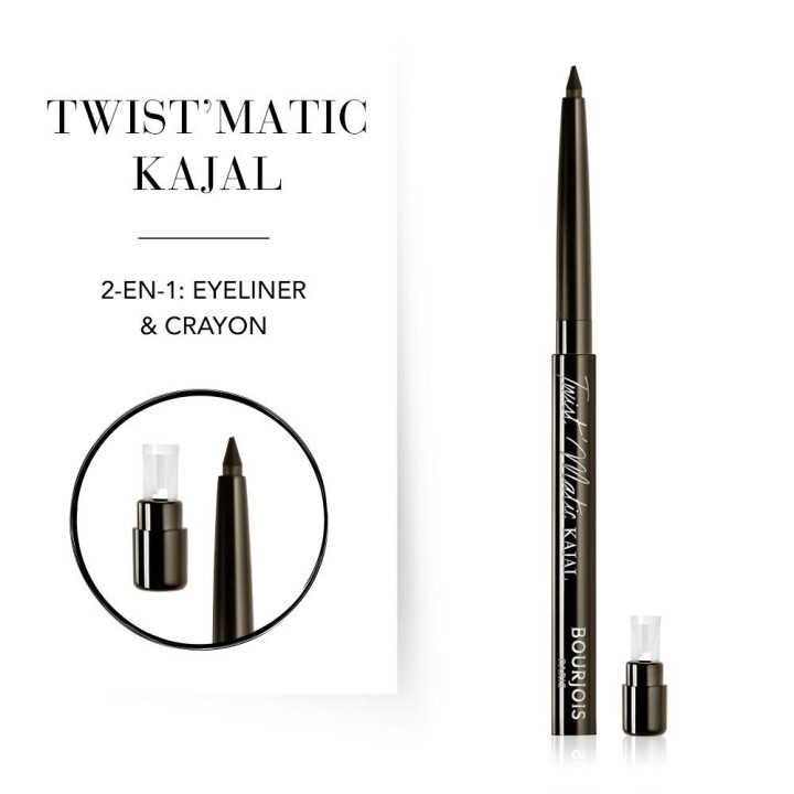 EYELINER BOURJOIS TWIST MATIC KAJAL - Acheter en ligne | Yousarssif TN