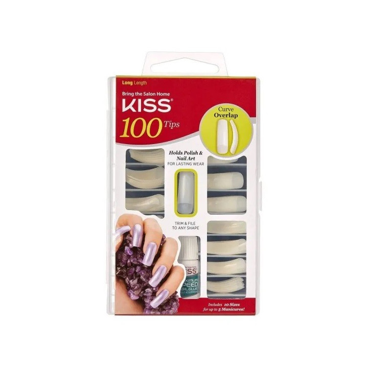 kiss FAUX ONGLES 100PCS ( S08C )